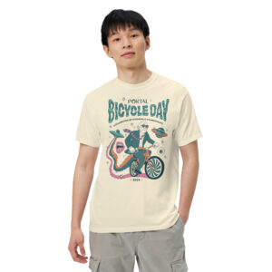 Bicycle Day T-shirt – Ivory - PORTAL